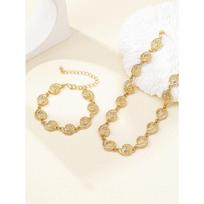 Meier High-end designer versatile retro minimalist spiral women's jewelry set auksas