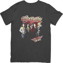 Aero Smith Music Unisex Fit for Men  Women Quality Cotton T-Shirt Black XXXL