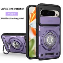 For Google Pixel 9 Case Google Pixel 9 Pro Cover Magnetic Armor Shockproof Ring Holder Case Magsafe Wireless Charge Phone Cover Google Pixel 9