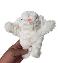 Cute Floppy Ear Rabbit Plush Pendant Soft Bunny Doll Keychain Bag Charm 18cm