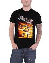 Absolute Cult Judas Priest Men's Firepower Cover T-Shirt Black Medium L