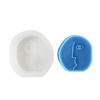 Abstract Facial Chocolate Fondant Candle Silicone Molds Epoxy Resin DIY Ornaments Making Resin Crafts Home Decorations 1