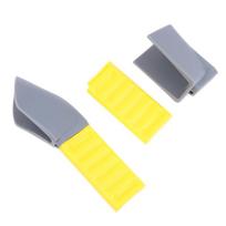3Pcs Squeegee Caulking Scraper Multifunctional External Corner Sealant Scraper Tpu Scraping Caulking Tool Grout-Finishing