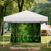 2D Nature Water Reflection Art Tent Backdrop for Beach & Camping 47.2x31.5inch/120*80cm