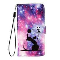 Cute Panda Pattern Leather Flip Wallet Case With Card Slot Stand For Xiaomi 17 Pro Max 17 15 Pro 15T 15 14 13 Ultra 14T 13 Lite Xiaomi 14 Ultra