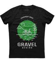 PaveUnisext Ends Gravel Begins Funny Biking Moto Riding TShirt Summer Cotton ONeck Short Sleeve Unisexs T Shirt New S3XL S