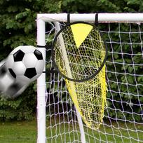 Futbolo taikinio tinklas Sulankstomas futbolo treniruočių tinklas Lengvai pritvirtinamas ir nuimamas Futbolo vartų taikinio tinklai Nešiojamas futbolo taikinys geltona