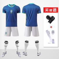 2024 Brazil America's Cup jersey No. 10 Neymar football jersey set men's quick-drying away children's training clothing 16 yards 90-100cm