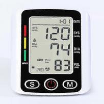 Talking Digital Automatic Wrist Blood Pressure Monitor with Large LCD Display -YT4