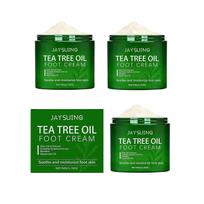 3pcs Tea Tree Oil Foot Cream - Moisturizing for Dry Cracked Heels, Athletes Foot, Fungus & Jock Itch Relief
