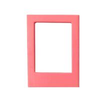 3 colių akrilinis magnetinis nuotraukų rėmelis Mini Polaroid nuotraukų eksponavimo rėmelis „Pasidaryk pats“ šaldytuvo dekoracija Nuotraukų saugojimo eksponavimo stovas rožinė