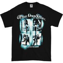 Trijų dienų „Grace Screaming Squares“ juodi unisex marškinėliai S