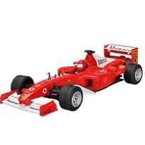 1/32 mastelio lydinio Ferrari F1 lenktyninio automobilio žaislinis modelis su atgalinio judėjimo, garso ir šviesos efektais - idealus vaikų lenktynių žaidimams ir STEM mokymuisi raudona