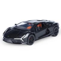 1:32 mastelio Lamborghini Revuelto lydinio liejimo modelis, automobilis su garsu ir šviesa, vaikams, žaislai, kolekcija, pomėgiai, dovanos berniukams, vaikams, dovana A893 juoda