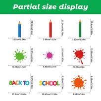 9 Sheets/set, Pencil Window Stickers, Adhesive Film, Double-sided Window Stickers, Colored Pencil Window Stickers, Welcome Back To School 20 * 30 * 9 sheets