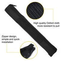 2Pcs Door Limiting Straps for Jeep Wrangler JK JKU Door Strap with Zipper Black