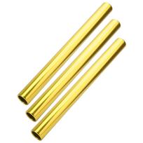 3pcs Aluminum Alloy Electroplating Relay Batons Track and Field Sprint Match Batons Gold auksas