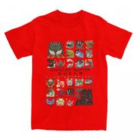 Game Monster Hunter T-Shirt Male Cartoon Streetwear Cotton T Shirts Summer Round Neck Hip Hop Tees Hot Sale Oversized Clothes S