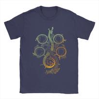Monster Hunter Wilds Symbol T Shirts Men's Cotton Novelty T-Shirt Round Neck Video Game Tees Short Sleeve Tops 4XL 5XL S