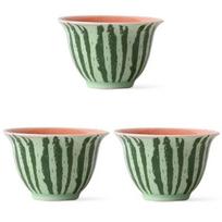 Watermelon Gaiwan For Tea Cute Tureen With Lid Teaware Set Green Chinese Porcelain Tea Bowl Chawan Lily Deng's store 125ml