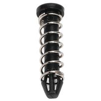 100Pcs Fastener Set 18.6mm Heatsink Mount Pin Round Head Black Cooler Mount Clip Plastic Heatsink Mounting Pin Cooler Assembly 100Pcs