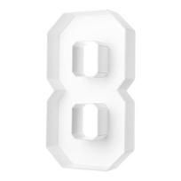 Numbers 0-9 3D Balloon Frame Three-dimensional Digital 91.5CM Balloon Number Box Large Size Balloon Combination