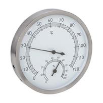 2 in 1 Stainless Steel Sauna  meter Hygrometer, Accurate Temperature and Humidity Meter for Sauna and Steam Room