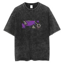 VINLAND SAGA Manga T Shirt For Men Women Tshirt Washed Cotton T-shirt Clothing Summer Short Sleeve O-Neck Tees Streetwear L