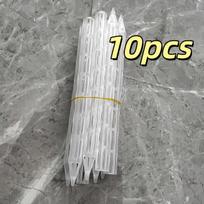 10pcs Set of Transparent Plastic Soil Air Circulation Tubes for Plants - Lightweight And Durable Plant Root Ventilation Tubes
