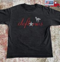 Deftones White Pony Star Logo T-shirt, Unisex Black T-shirt, Size S-5XL 4XL