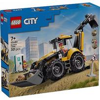 Lego City 60480 Yellow Backhoe Loader Blocks 60480