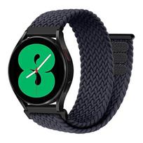 Strap For Samsung Galaxy Watch 7/FE/4/5/6/Pro/classic/gear s3 44mm 20mm 22mm Braided Nylon bracelet correa HUAWEI GT 2e-3 4 Band 22mm watch strap medžio anglis