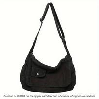 Casual Canvas Messenger Bag Versatile Flip Large Capacity Shoulder Book Bags For Student Adjustable Crossbody bags For Men Women juoda