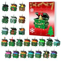 Dumpster Fire Christmas Blind Box Acrylic Ornament For Festive Decor Style A
