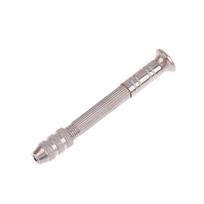 1pc/1Set Mini Hand Drill Woodworking Tools Drilling Rotary Tool Manual Twist Drill Bit Watchmaker Pin Vice Watch Repair Tools
