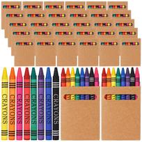 30 Sets Of Coloring Crayons Crayons Bulk Individual Packs 8 Color Crayon Mini Wrapped Wax Party Favors For Back To School Teache