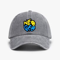 Neo Geo SNK Retro Video Game Console Inspired Unisex baseball cap fashion Vintage Washed Denim Hat Unisex Women Adjustable hats Adjustable