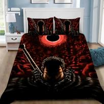 Anime Berserk Bedding Set Berserk Duvet Cover Pillowcase Adult Boy Girl Bedroom Decoration Single Double Large Size 200x200cm