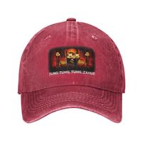 Baseball Cap Tung Tung Tung Sahur Meme Summer Trendy Trucker Hat  FeUnisex Unisex Design Running Hippie Sun Visor Baseball Caps One Size