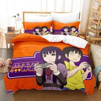 New Kawaii Hi Score Girl Bedding Set Single Twin Full Queen King Size Bed Set Adult Kid Bedroom Duvet Cover Sets Girls Anime Bed 135x200cm
