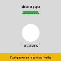 OEING Food Grade Steamer Liners 10cm spalva