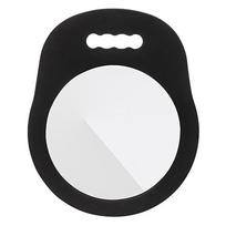 Barber SHop Hair Salon Mirror With Foam Around Black Shop Hairdressing Makeup Mirror Sponge Protection Home Supplies Circle