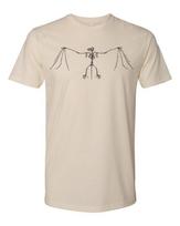 Cottage Cult Clothing Tee T Shirt Cotton Goth Witch Occult Skeleton Bat L