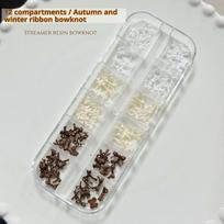 Nail Art Bow Tie Charms Lovely Korean Sweet Leopard Ribbon Colorful Manicure Decoration Accessories