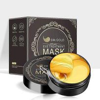 24K Gold Under Eye Patches - 60 Pcs Eye Masks for Dark Circles Puffiness - Skin Care with Collagen Hyaluronic Acid - Anti-Aging & Rejuvenating Hydroge