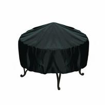 Small Fire Pit Cover 120x75cm Waterproof Dustproof UV Proof Round BBQ Grill Protector Outdoor