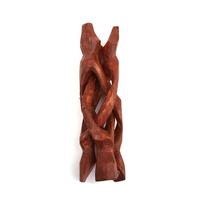 Fancy Display Stand Safe Wooden Tripod Simple Incense Holder  Living Room raudona