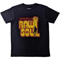 James Brown Unisex T-Shirt: Raw Soul (Small) L