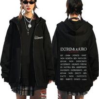 Rock Band EXTREMODURO Tour Zip Up Hoodie Men Women Fashion Hip Hop Zip Up Jacket Unisex Zipper Sweatshirt S