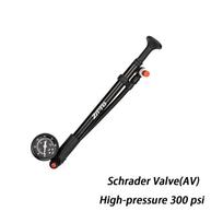 ZTTO MTB Road Bike Air Pump With Gauge Schrader Valve Tire Inflator Multi functional Pump Fork Pump